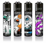 Clipper Feuerzeug Astronauts 4er Set