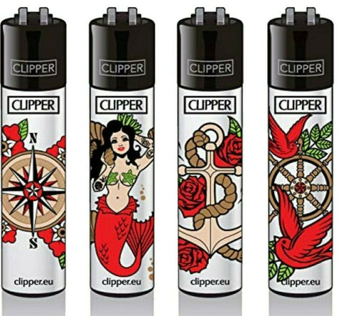 Clipper Feuerzeug Maritim #2 4er Set