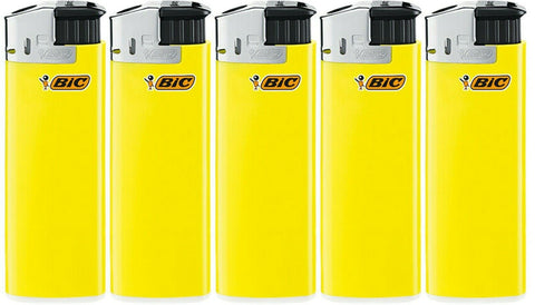 BIC Maxi Electronic J38 Gelb 5er Set