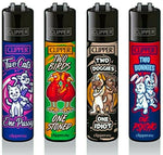 Clipper Feuerzeug Two Animals 4er Set